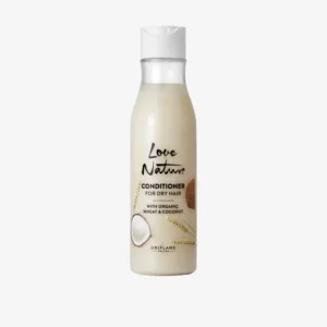 Après Shampooing pour Cheveux Secs à l'Extrait Naturel de Blé et de Noix de Coco Love Nature